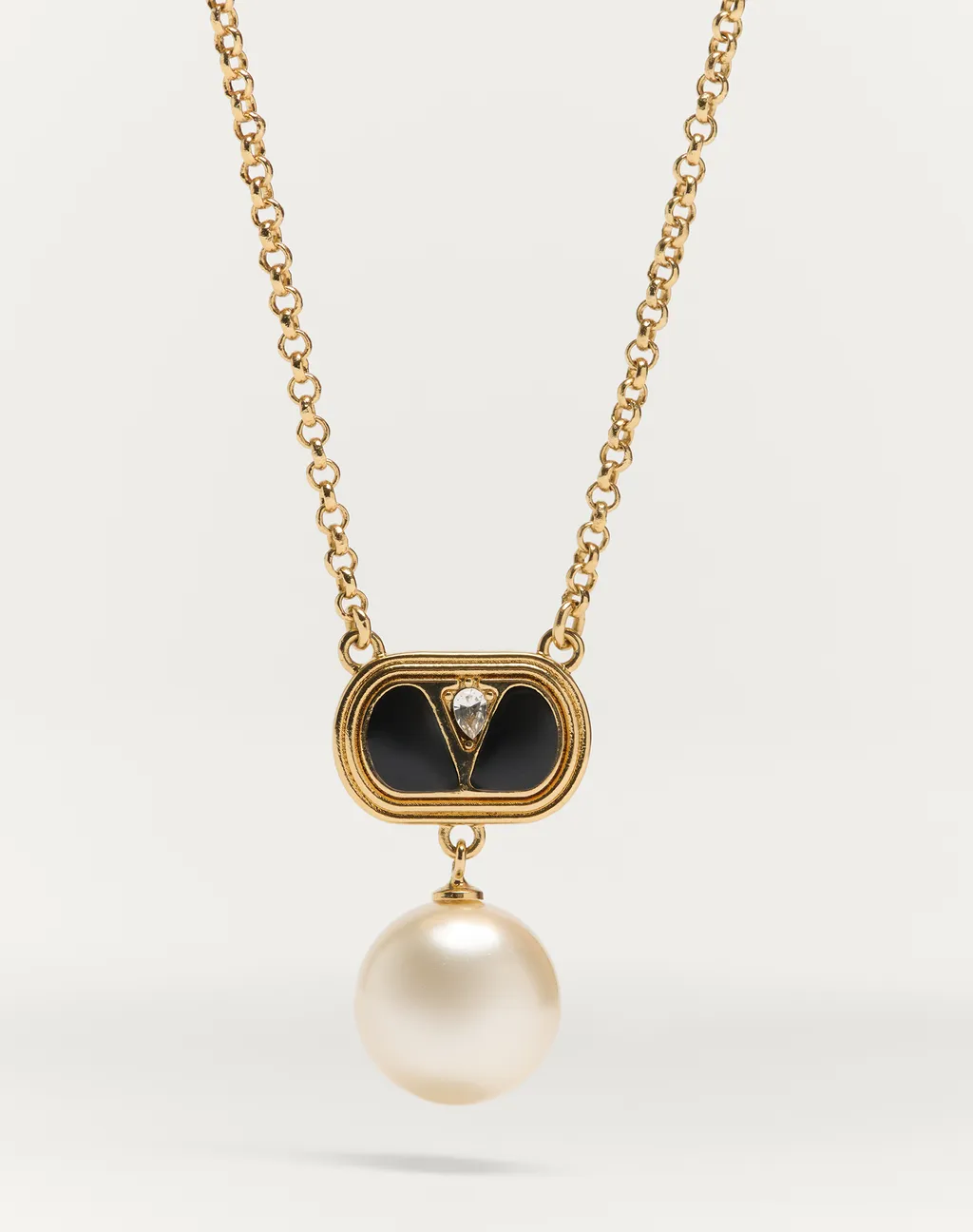 Ovalette Vlogo Signature Necklace