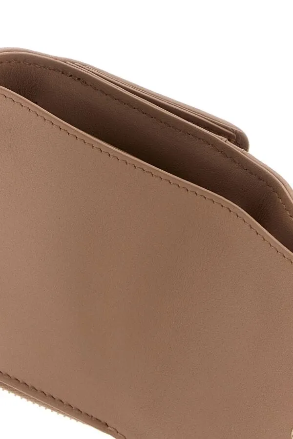 Vlogo Plaque Zip Detailed Wallet