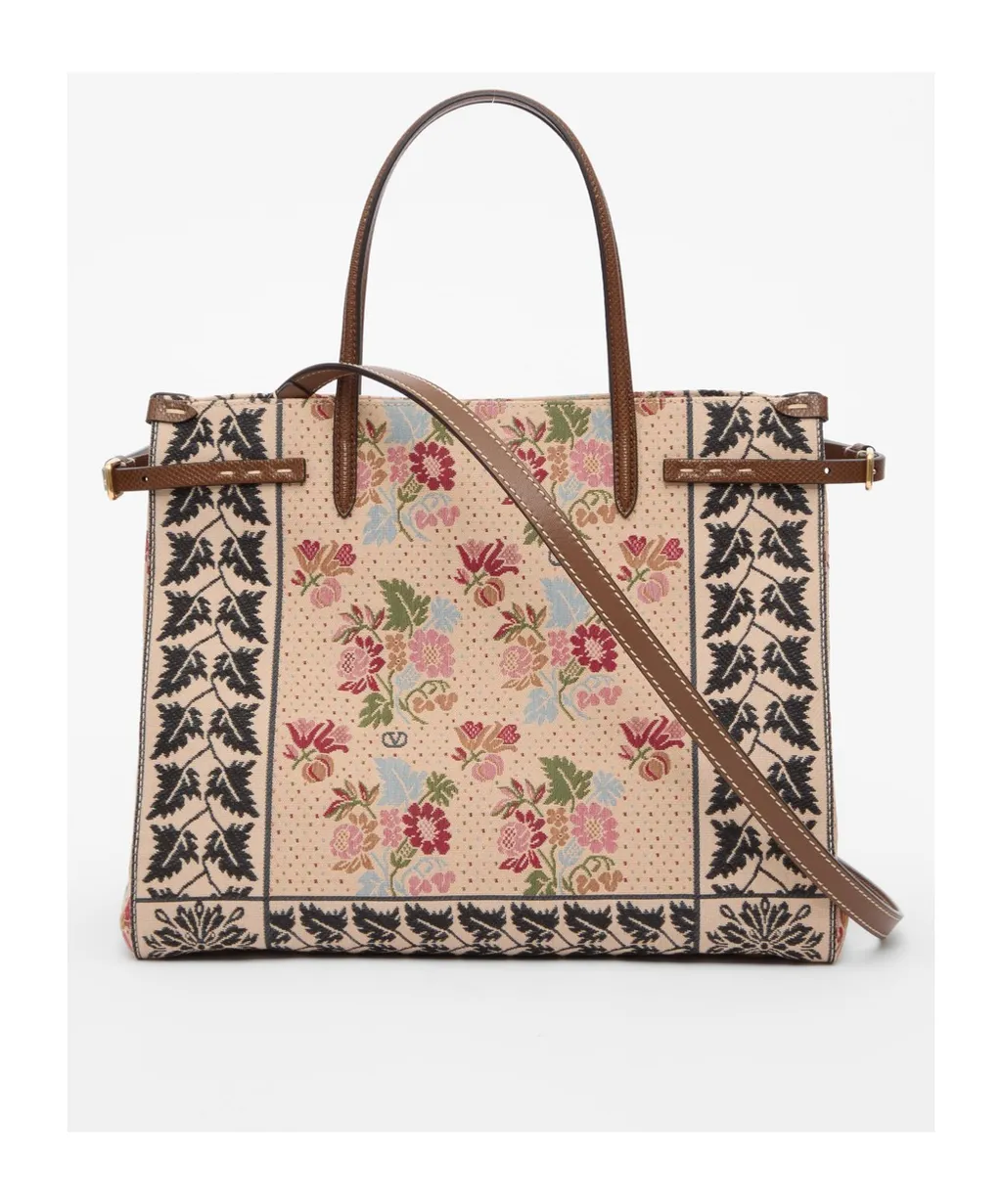 Antibes Logo Plaque Medium Tote Bag