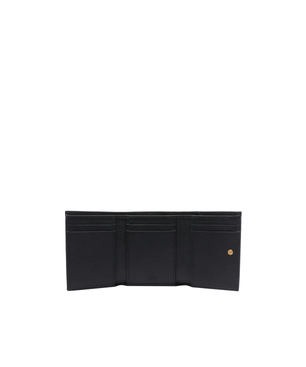 Vlogo Plaque Tri-Fold Wallet