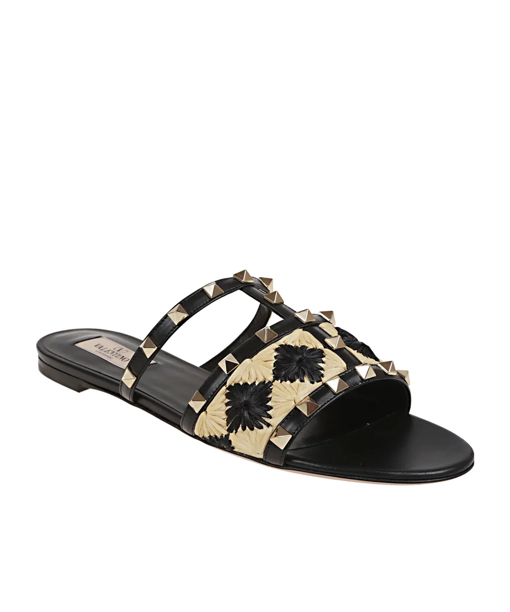Garavani Rockstud Slip-On Slides