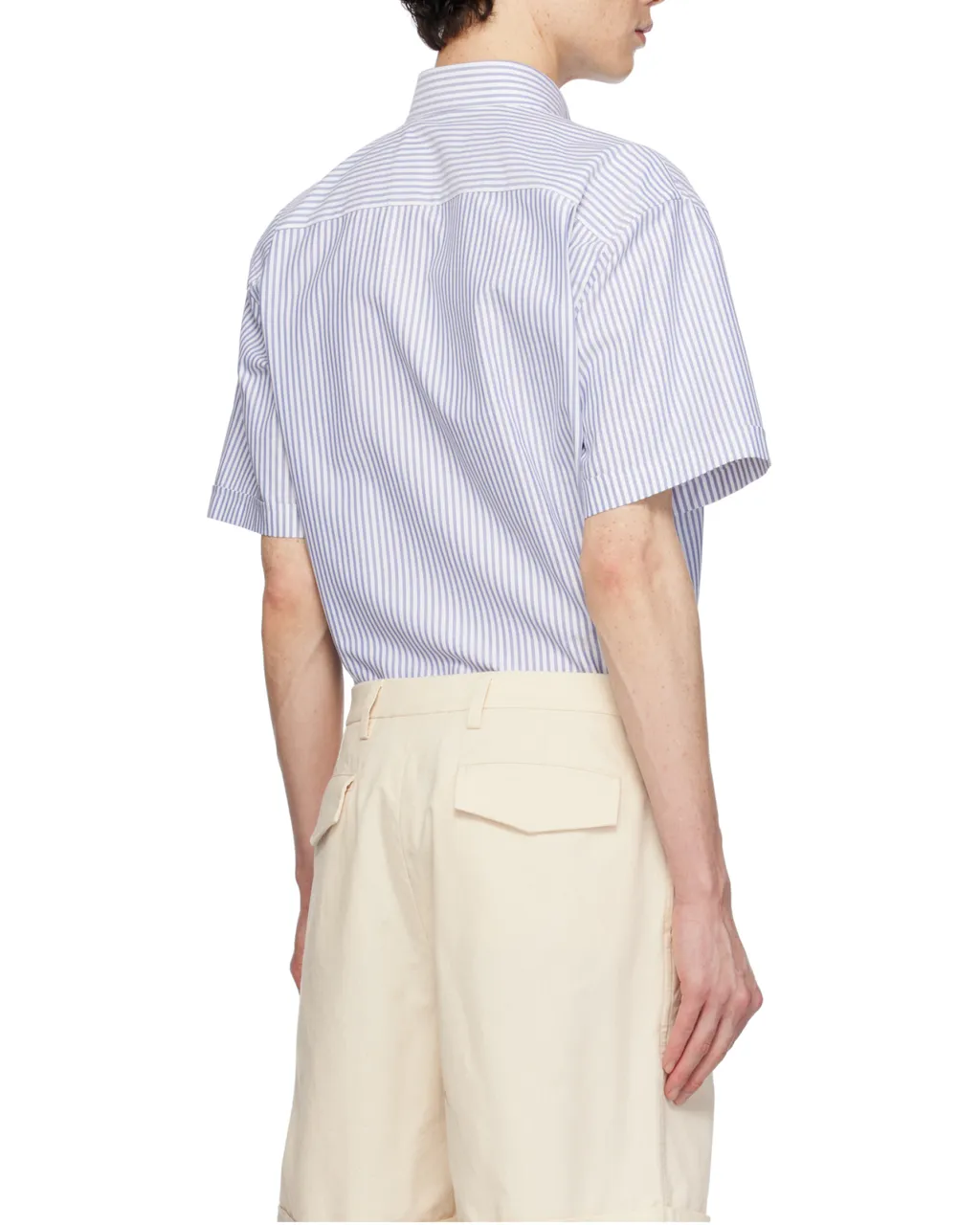 Striped Button-Up Shirt