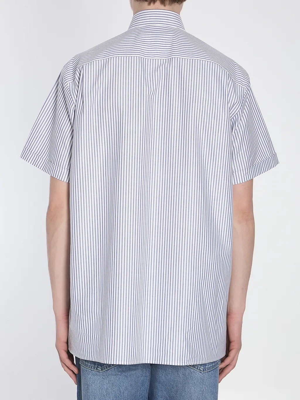 Striped Button-Up Shirt