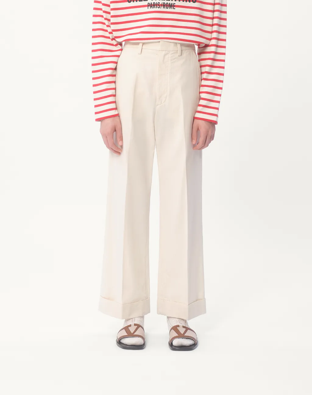 Pleat Detailed Wide Leg Pants