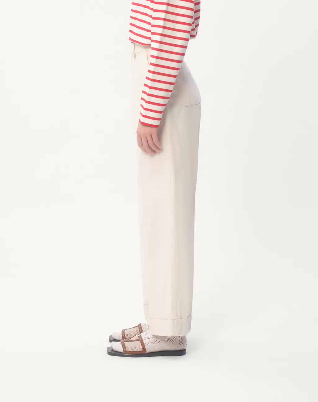Pleat Detailed Wide Leg Pants