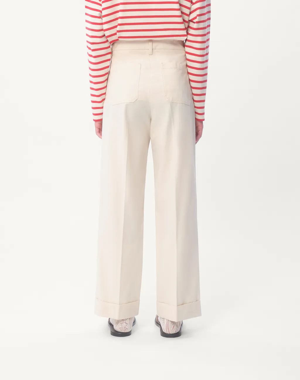 Pleat Detailed Wide Leg Pants
