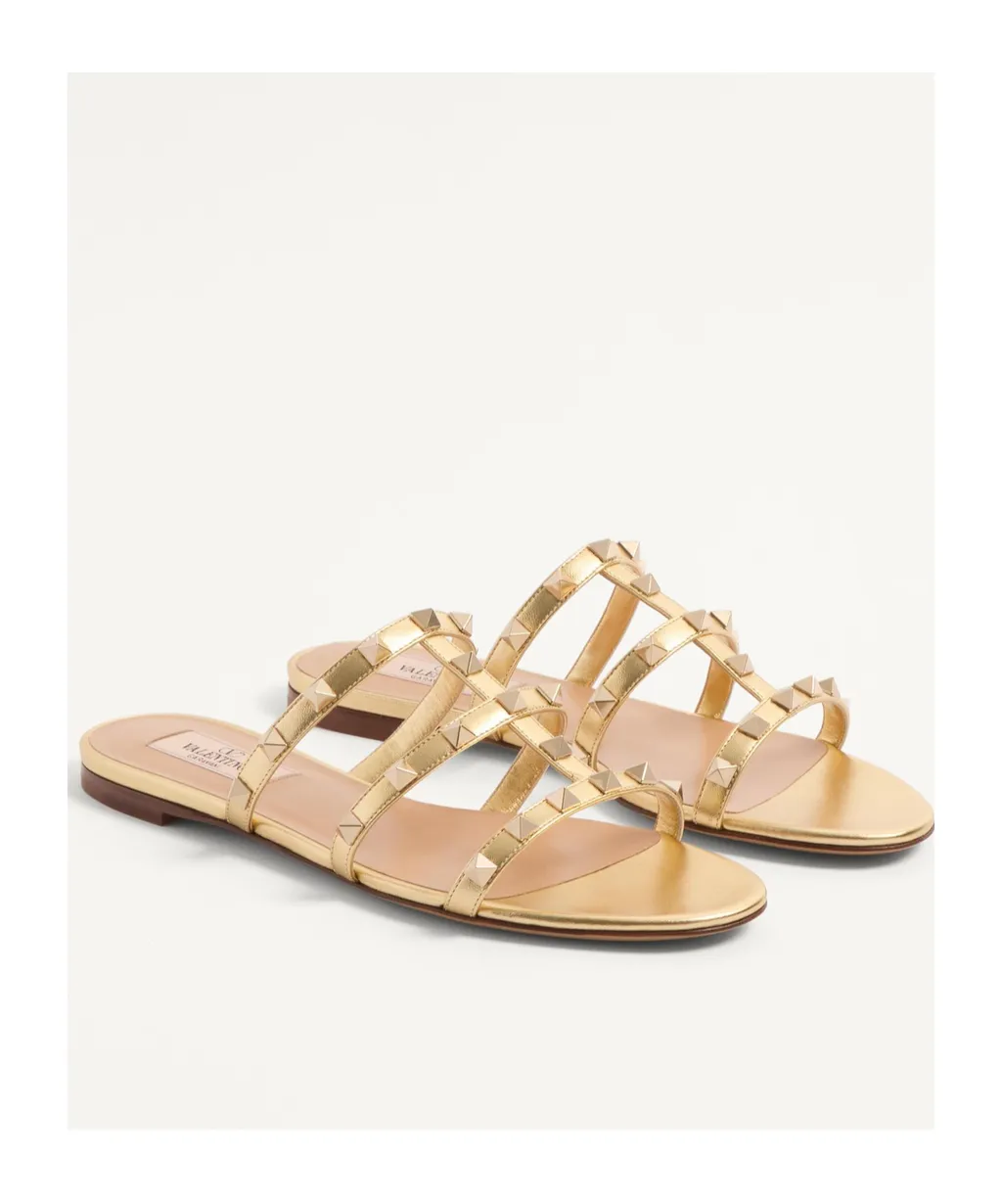 Garavani Rockstud Slip-On Sandals