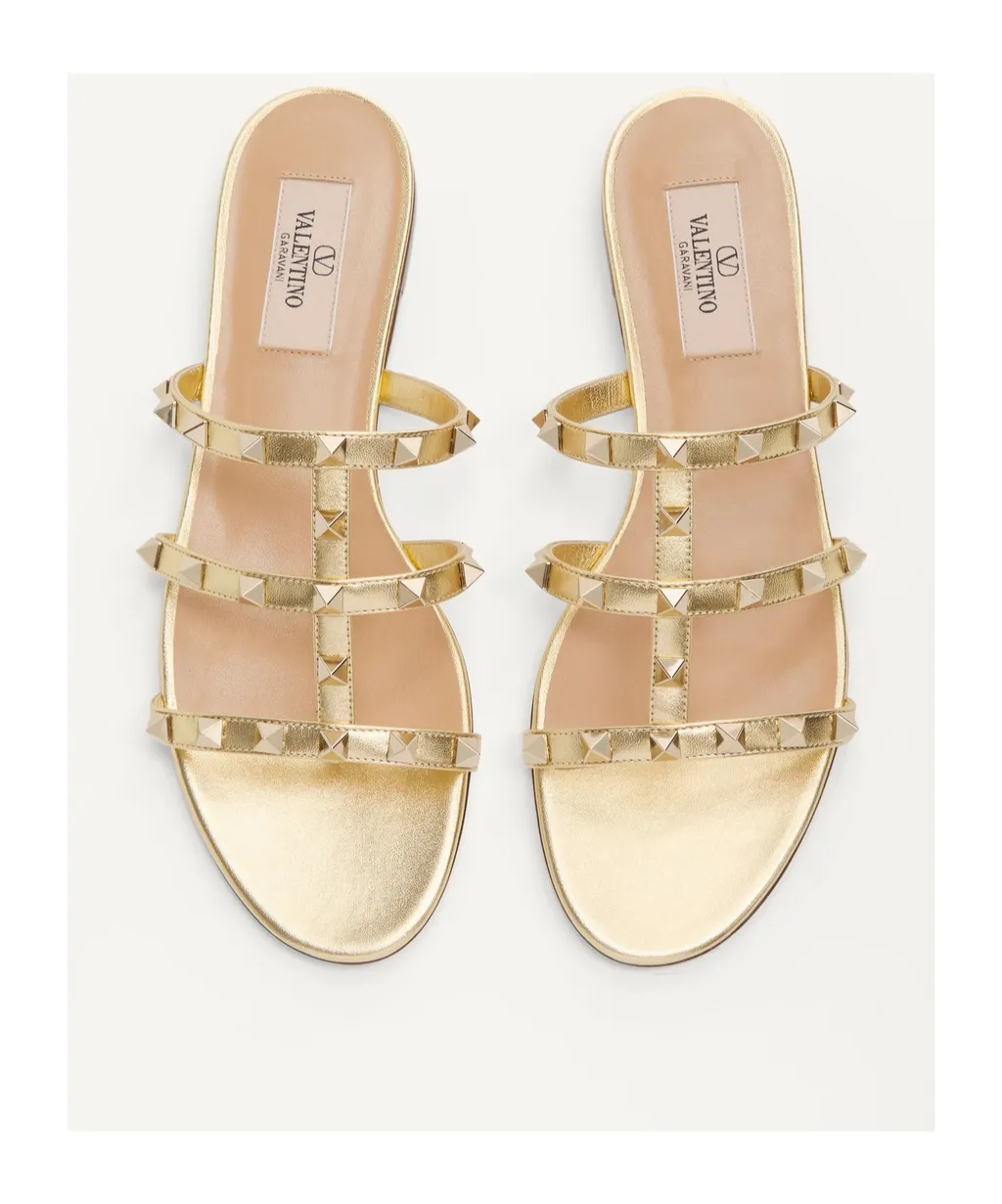 Garavani Rockstud Slip-On Sandals
