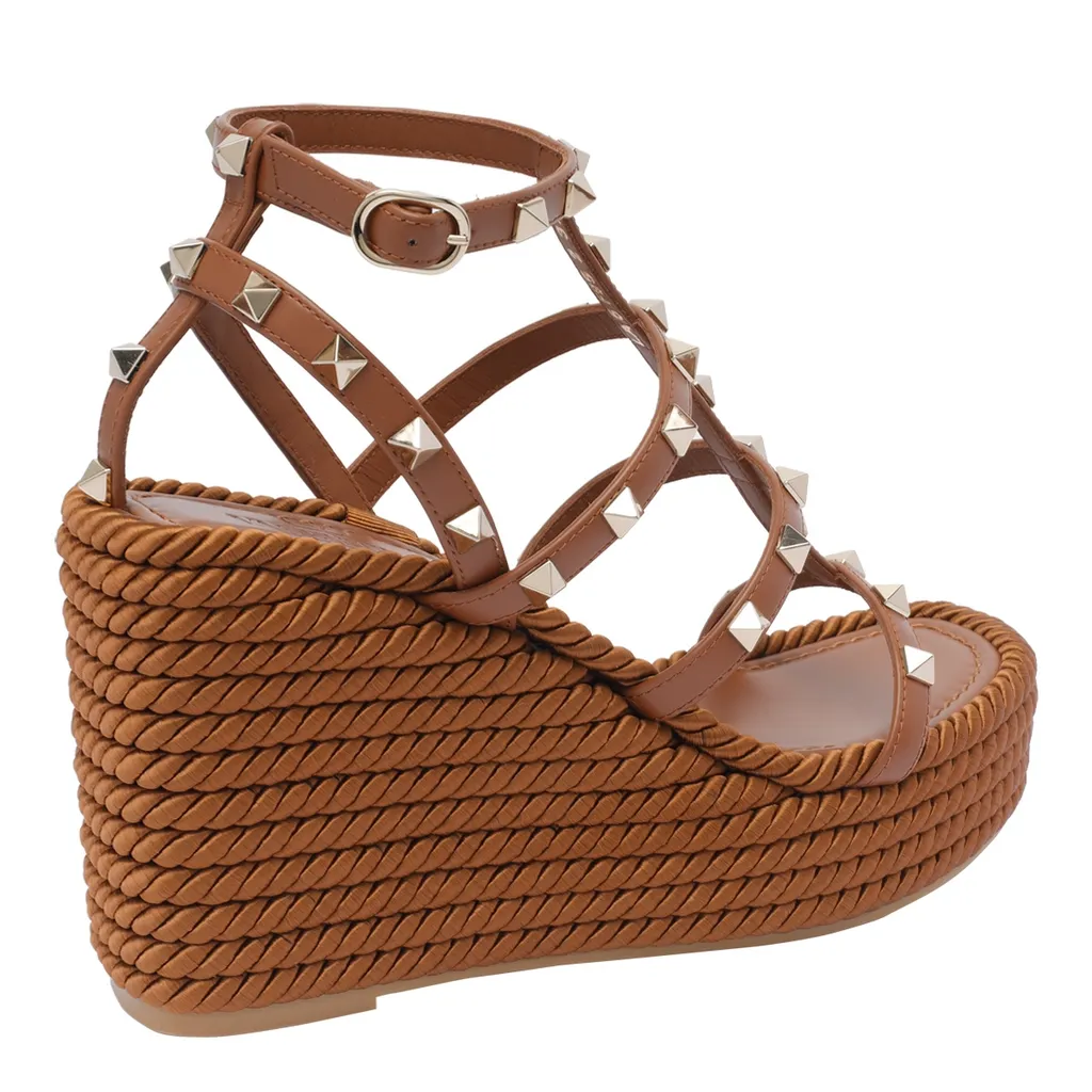 Rockstud Open Toe Caged Sandals