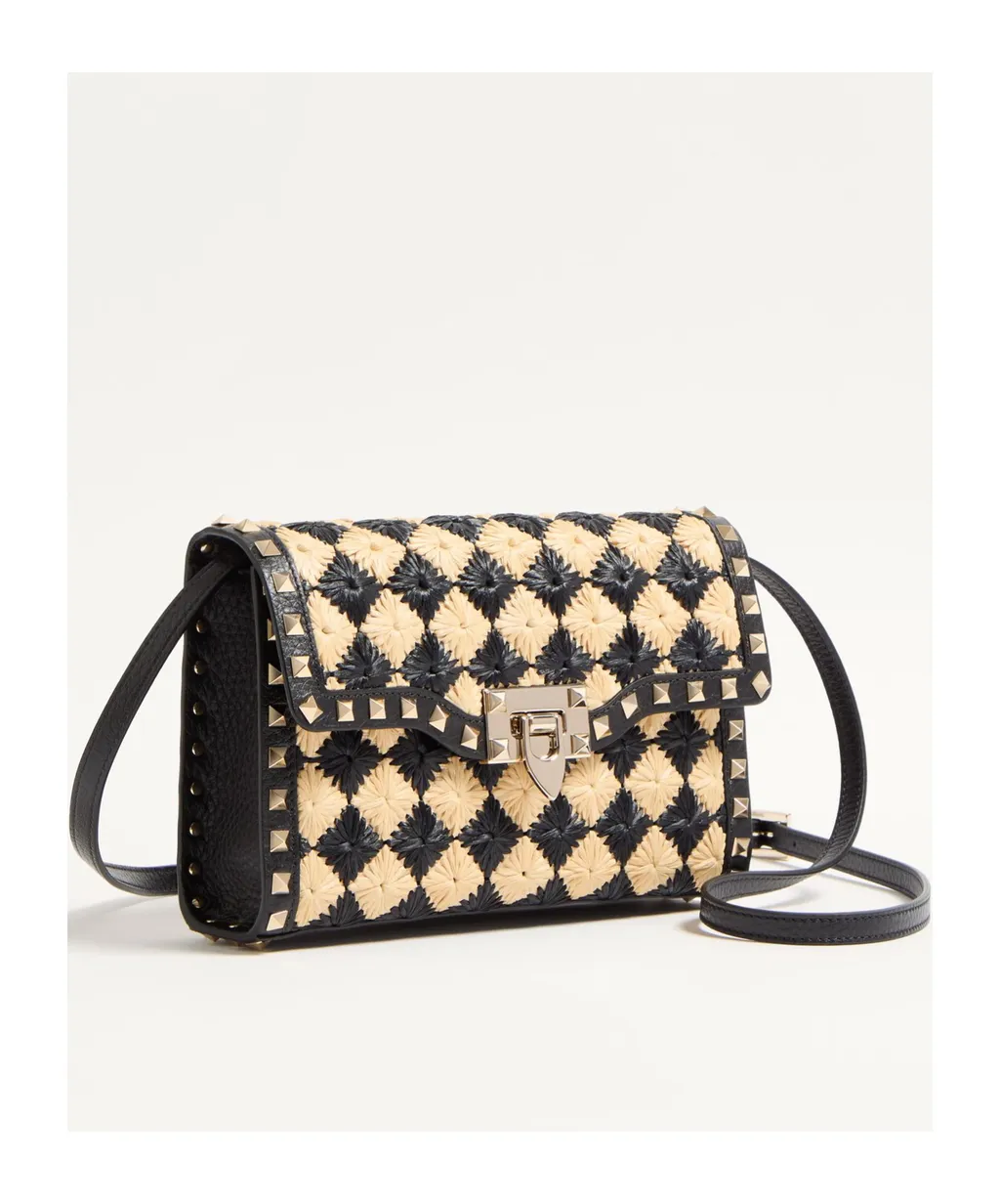 Rockstud All-Over Patterned Small Shoulder Bag