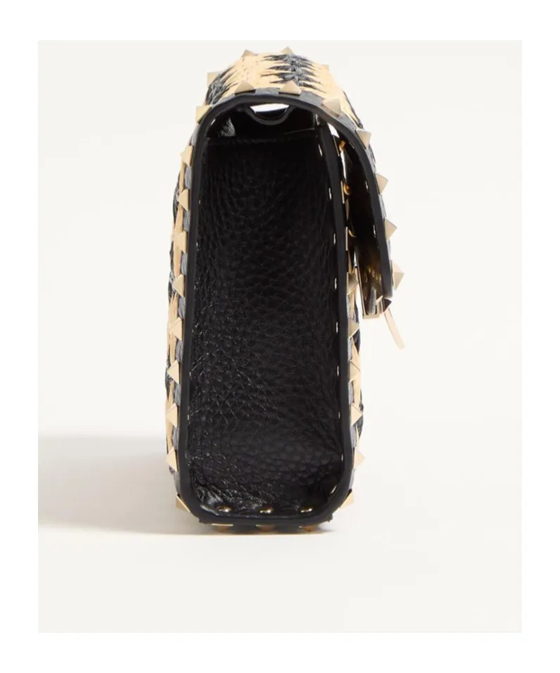 Rockstud All-Over Patterned Small Shoulder Bag