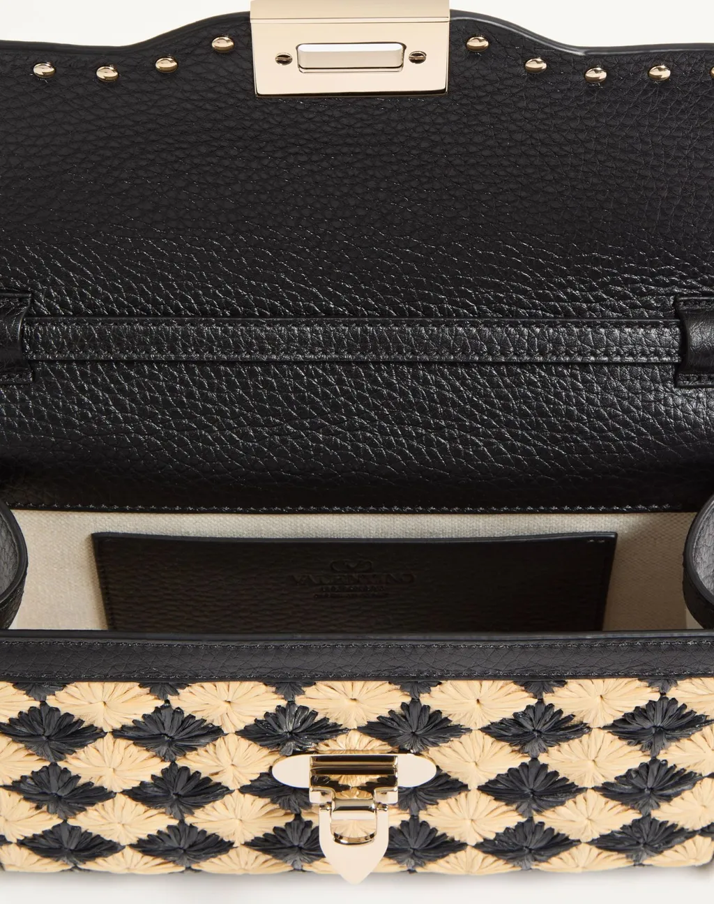 Rockstud All-Over Patterned Small Shoulder Bag