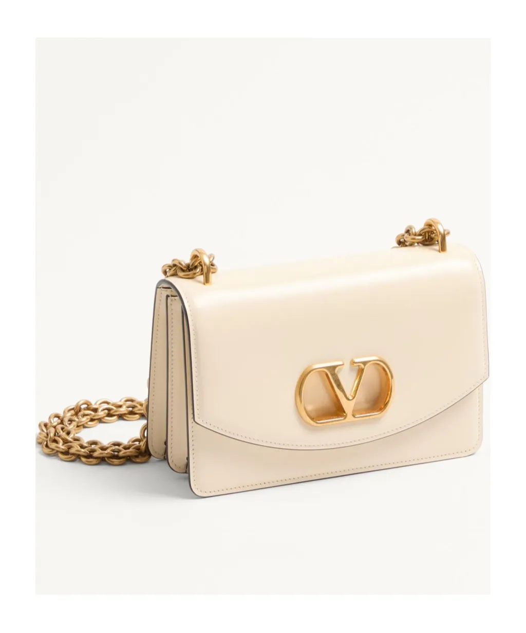 Vlogo Signature Chain-Linked Shoulder Bag