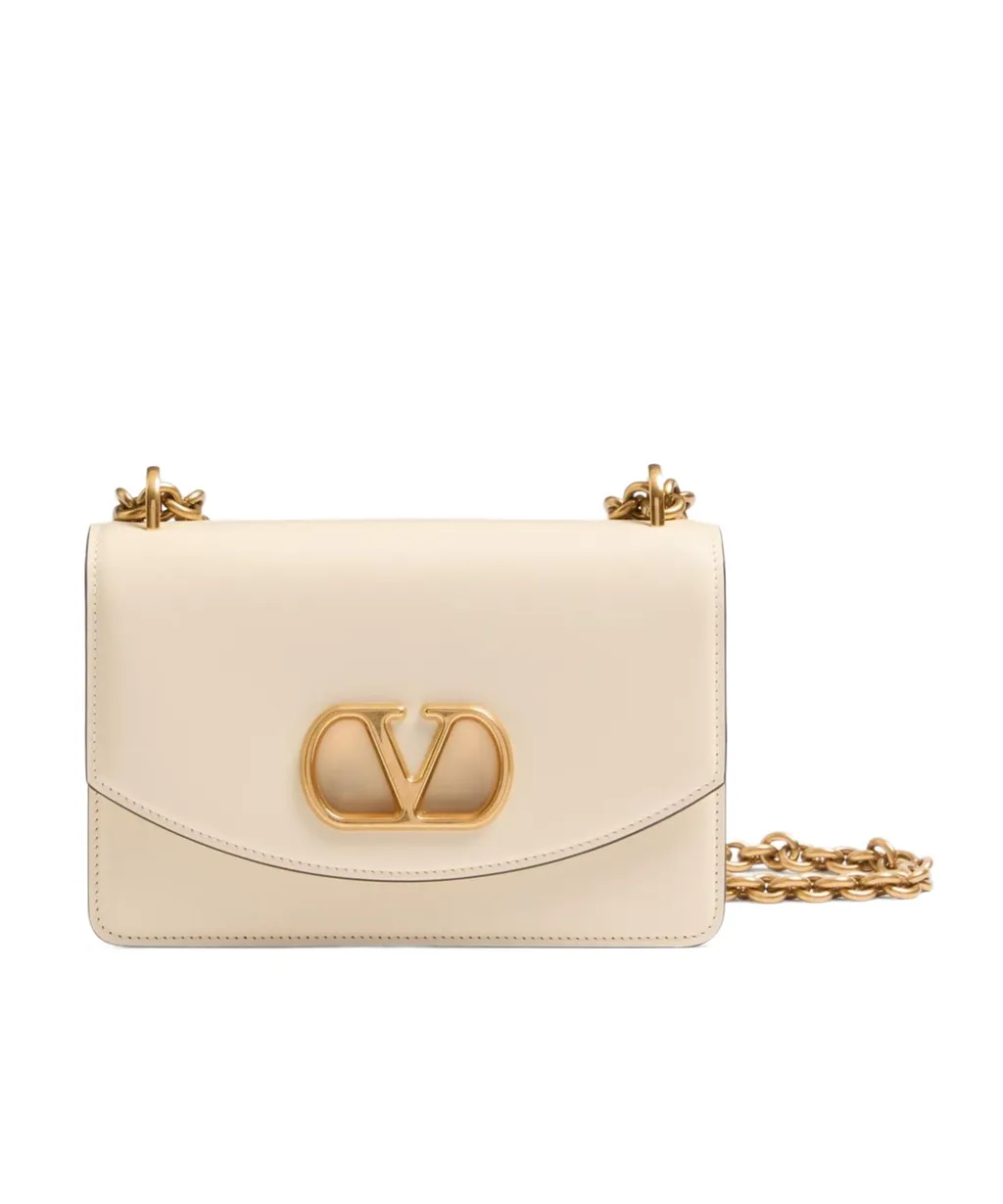Vlogo Signature Chain-Linked Shoulder Bag