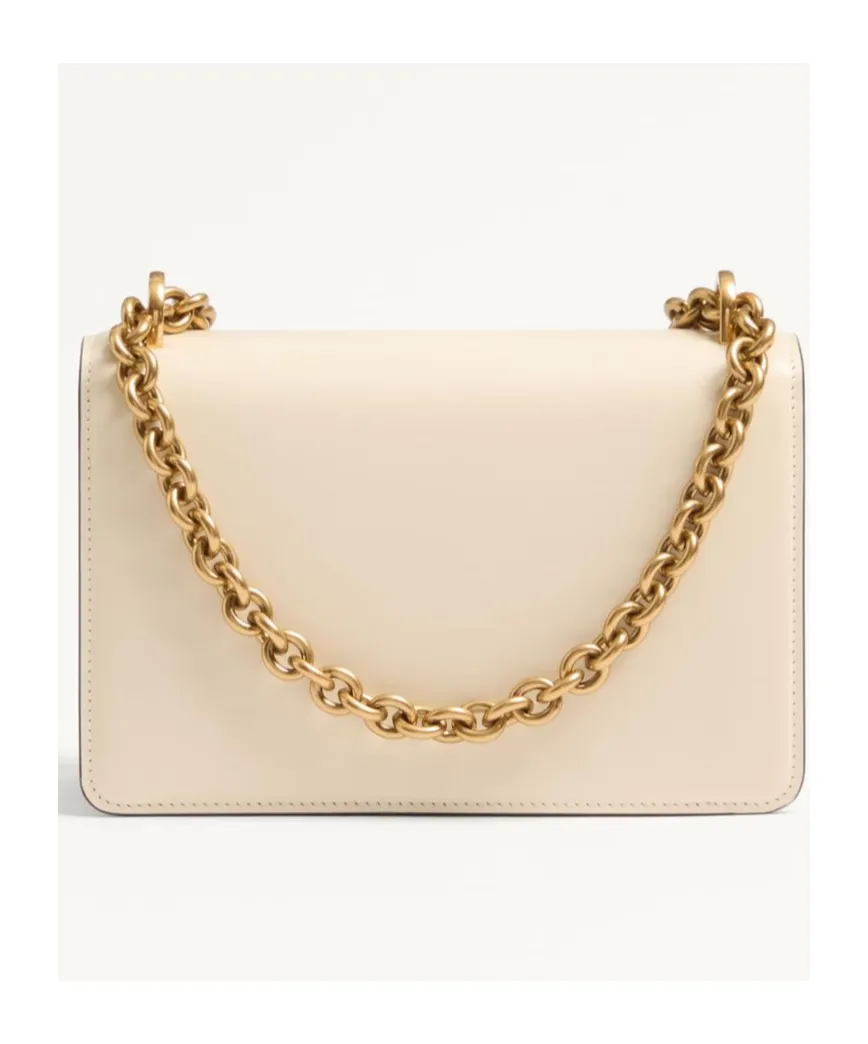 Vlogo Signature Chain-Linked Shoulder Bag