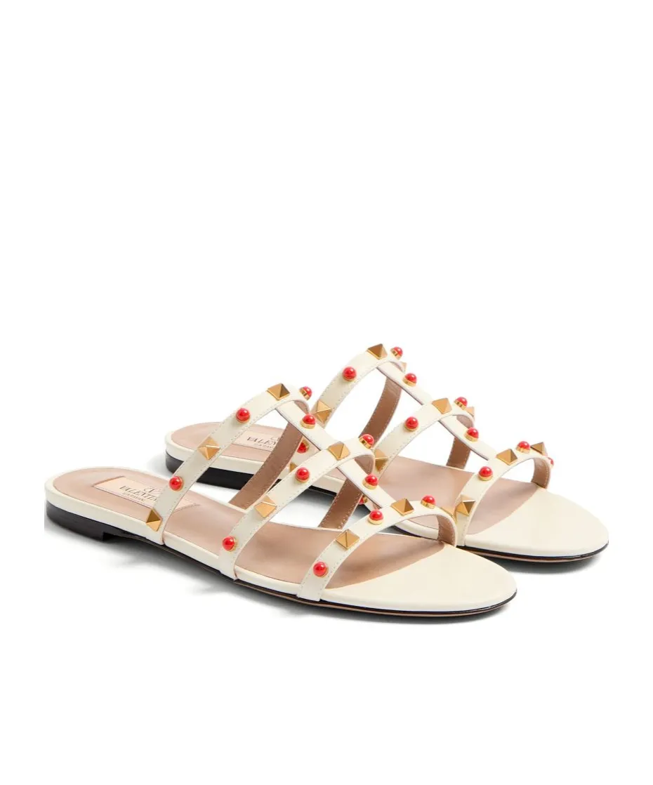 Garavani Rockstud Slip-On Sandals