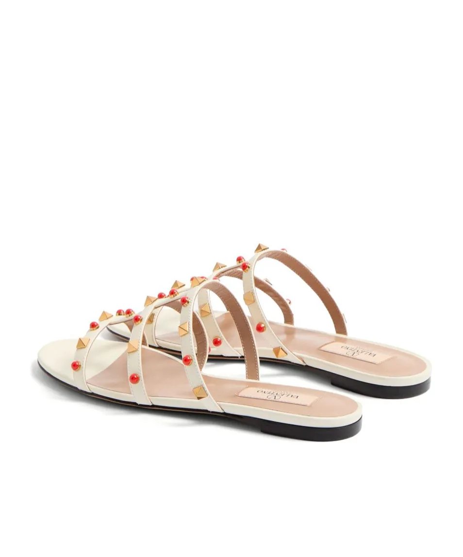 Garavani Rockstud Slip-On Sandals