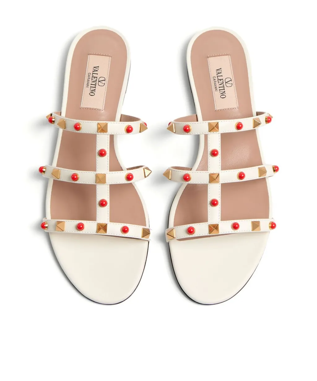 Garavani Rockstud Slip-On Sandals