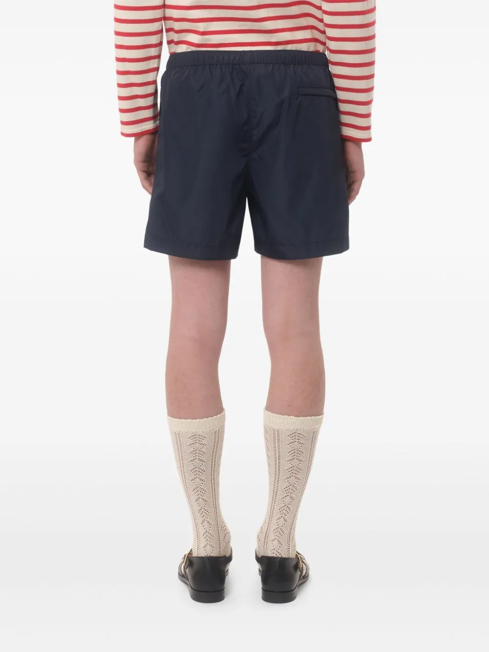 Logo Embroidered Swim Shorts