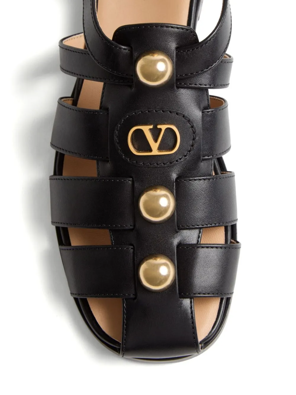 Vlogo Signature Embellished Fisherman Sandals