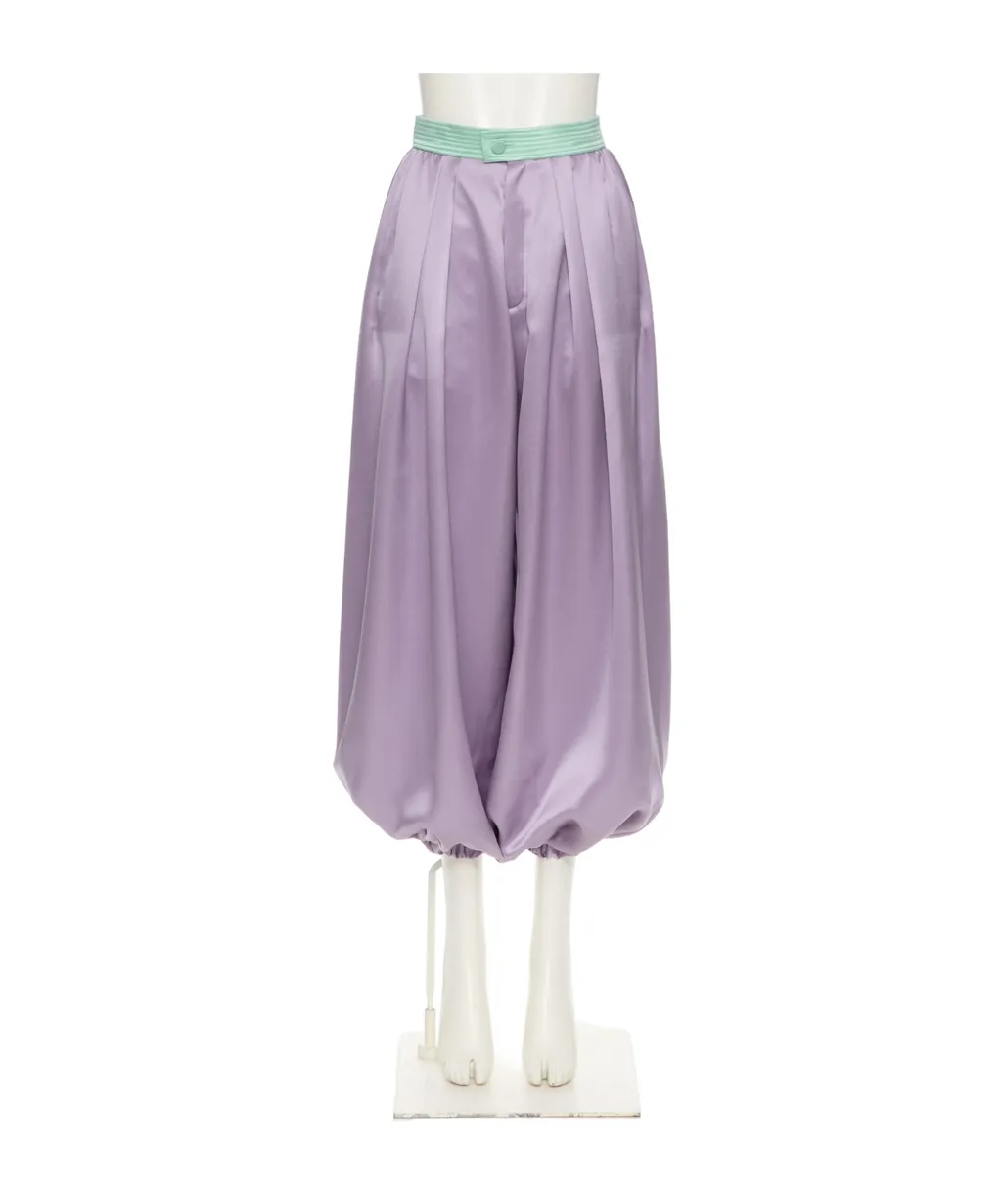 Satin Tapered Trousers