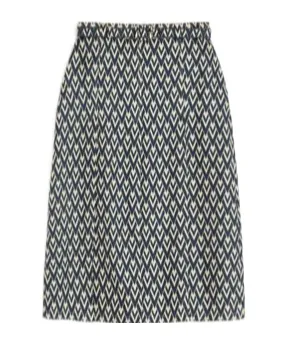 Toute La V Pleated Midi Skirt
