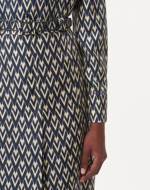Toute La V Pleated Midi Skirt