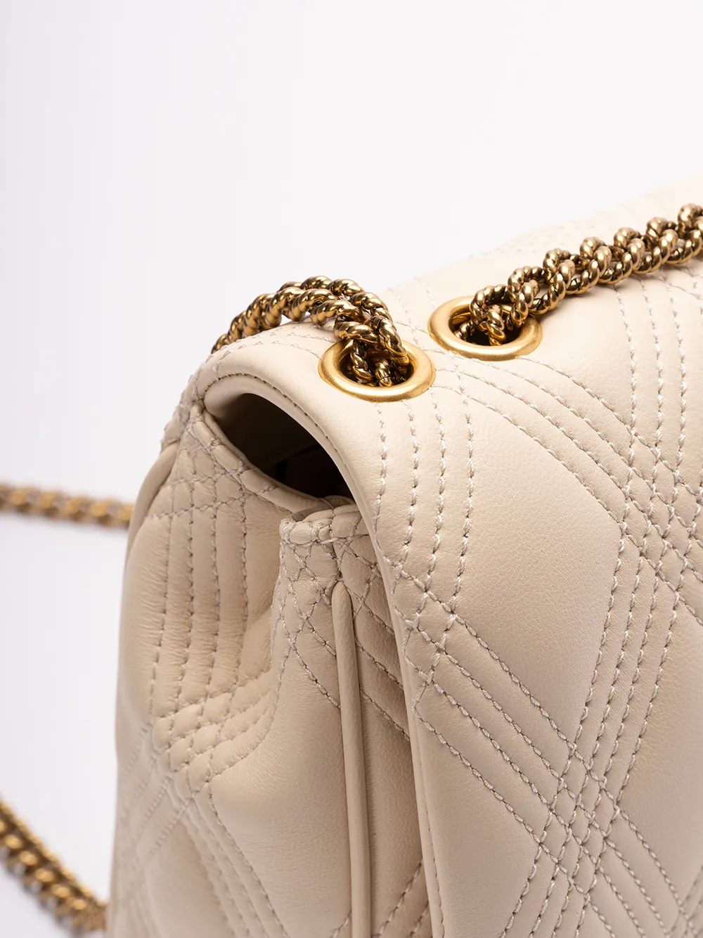 Garavani Rockstud Foldover Top Quilted Shoulder Bag