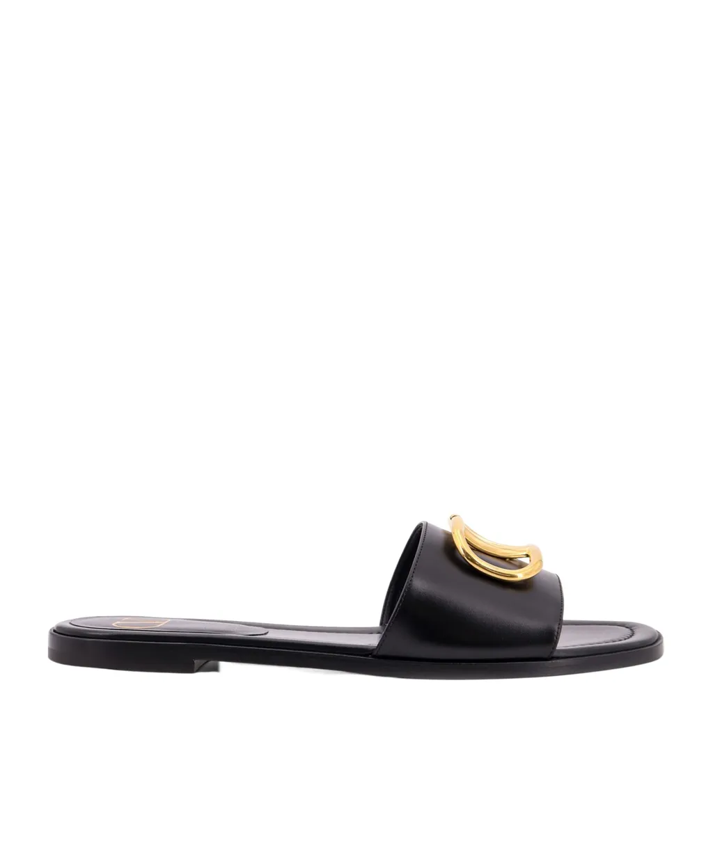 Vlogo Signature Open Toe Slip-On Sandals