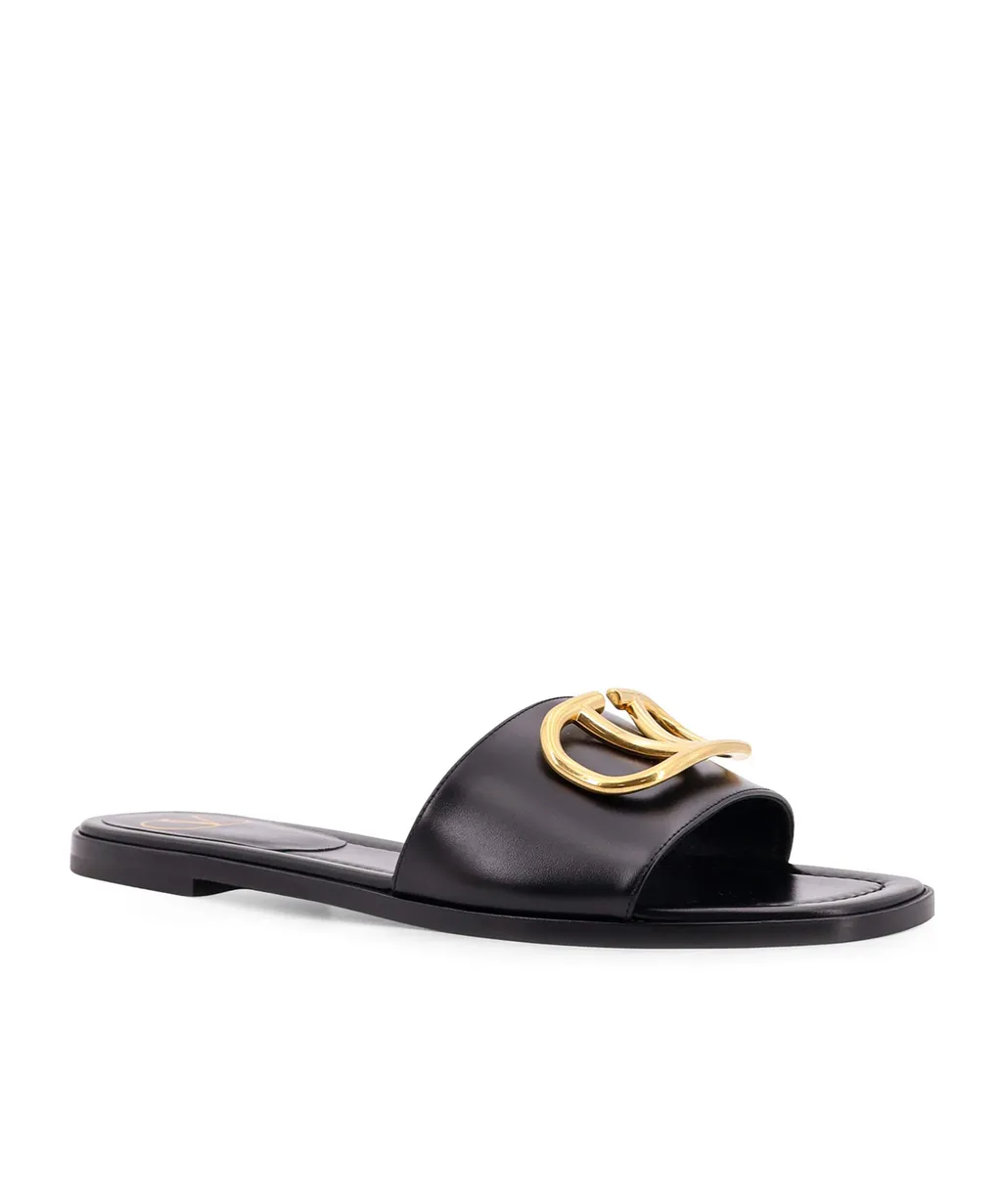 Vlogo Signature Open Toe Slip-On Sandals