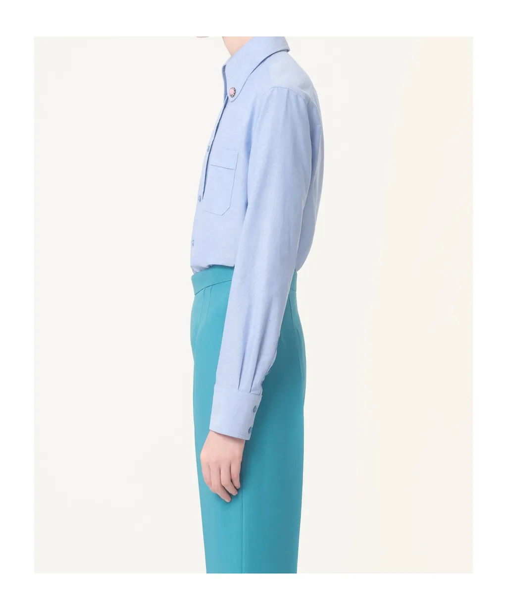 Button-Up Long-Sleeved Shirt