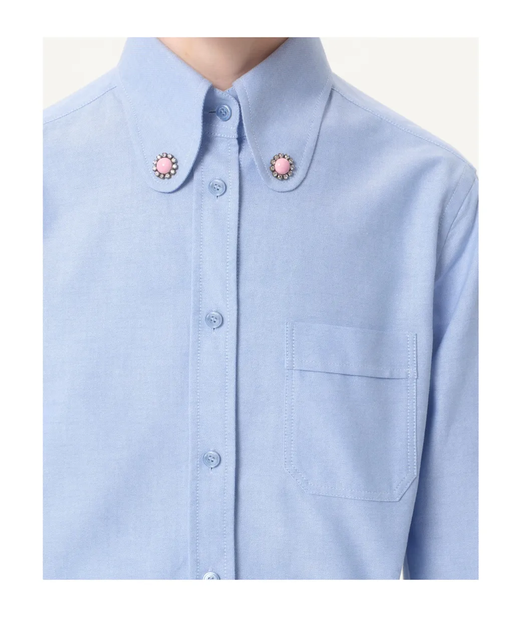 Button-Up Long-Sleeved Shirt