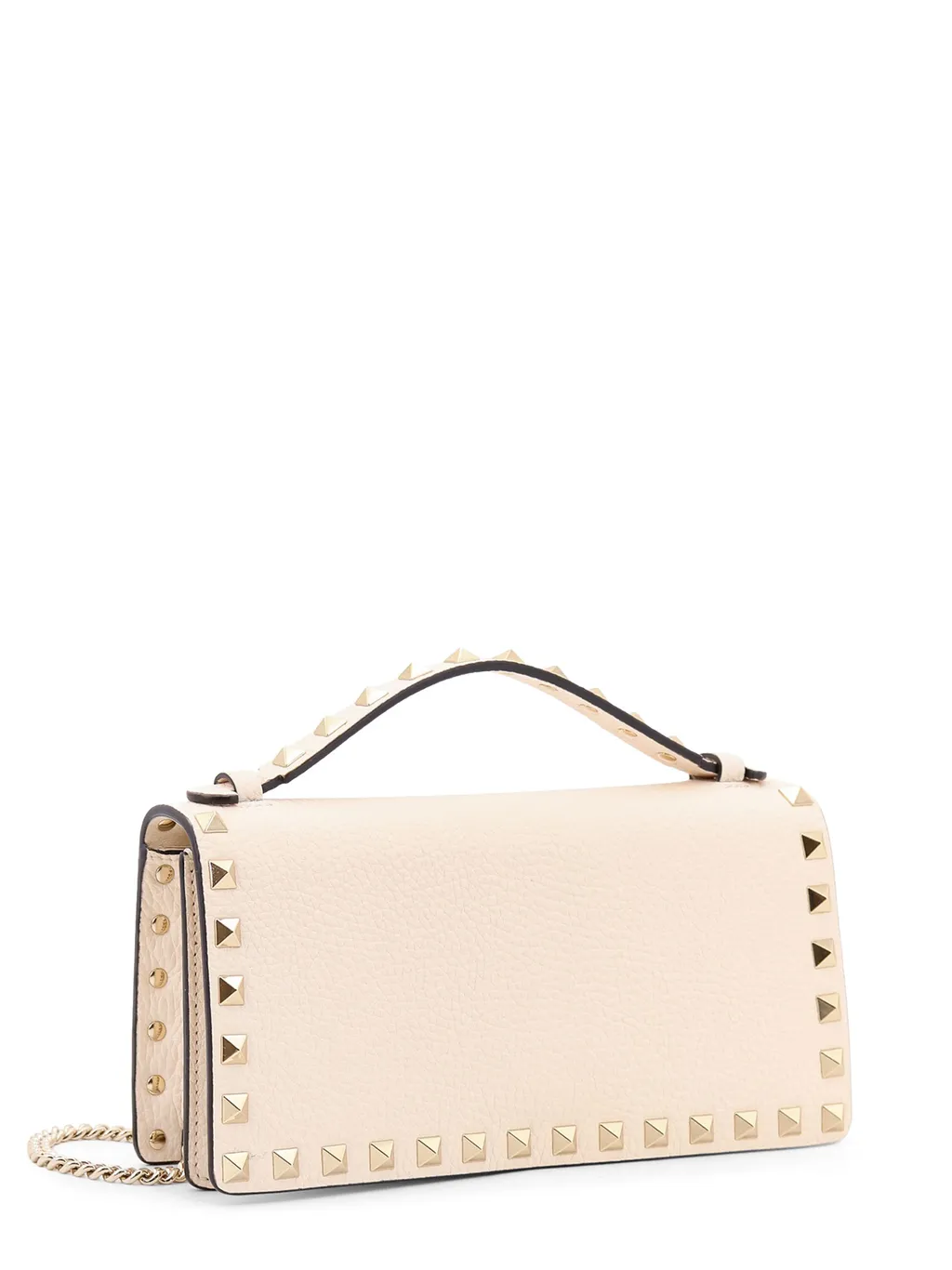 Rockstud Foldover Top Tote Bag