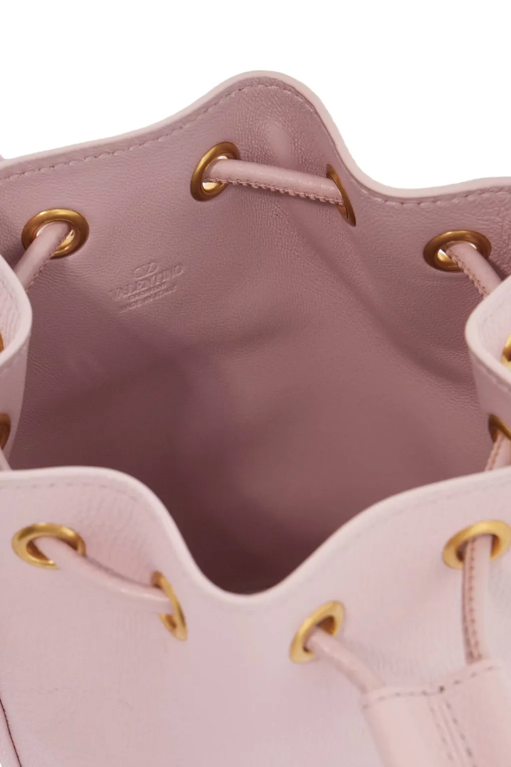 Vlogo Signature Drawstring Bucket Bag