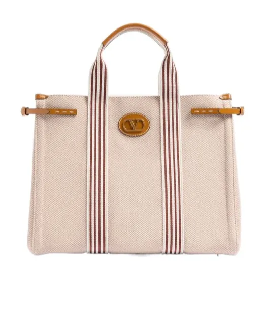 Antibes Logo Plaque Large Top Handle Bag