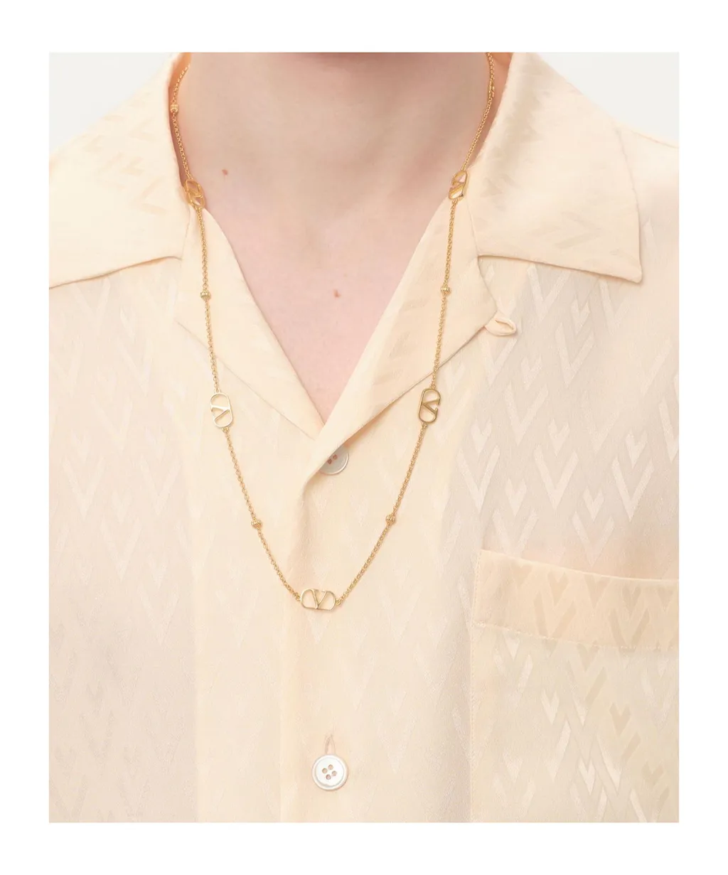 Vlogo Signature Chain-Link Necklace