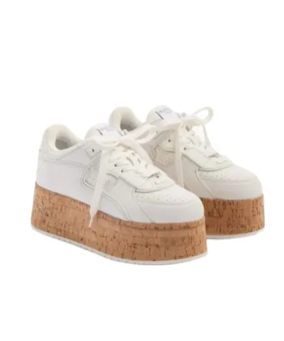 Freedots Xl Calfskin And Cork Sneaker