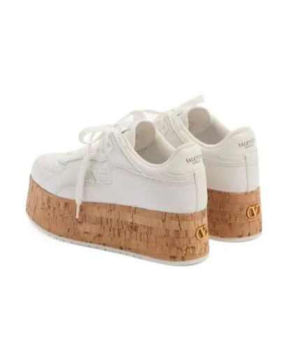 Freedots Xl Calfskin And Cork Sneaker