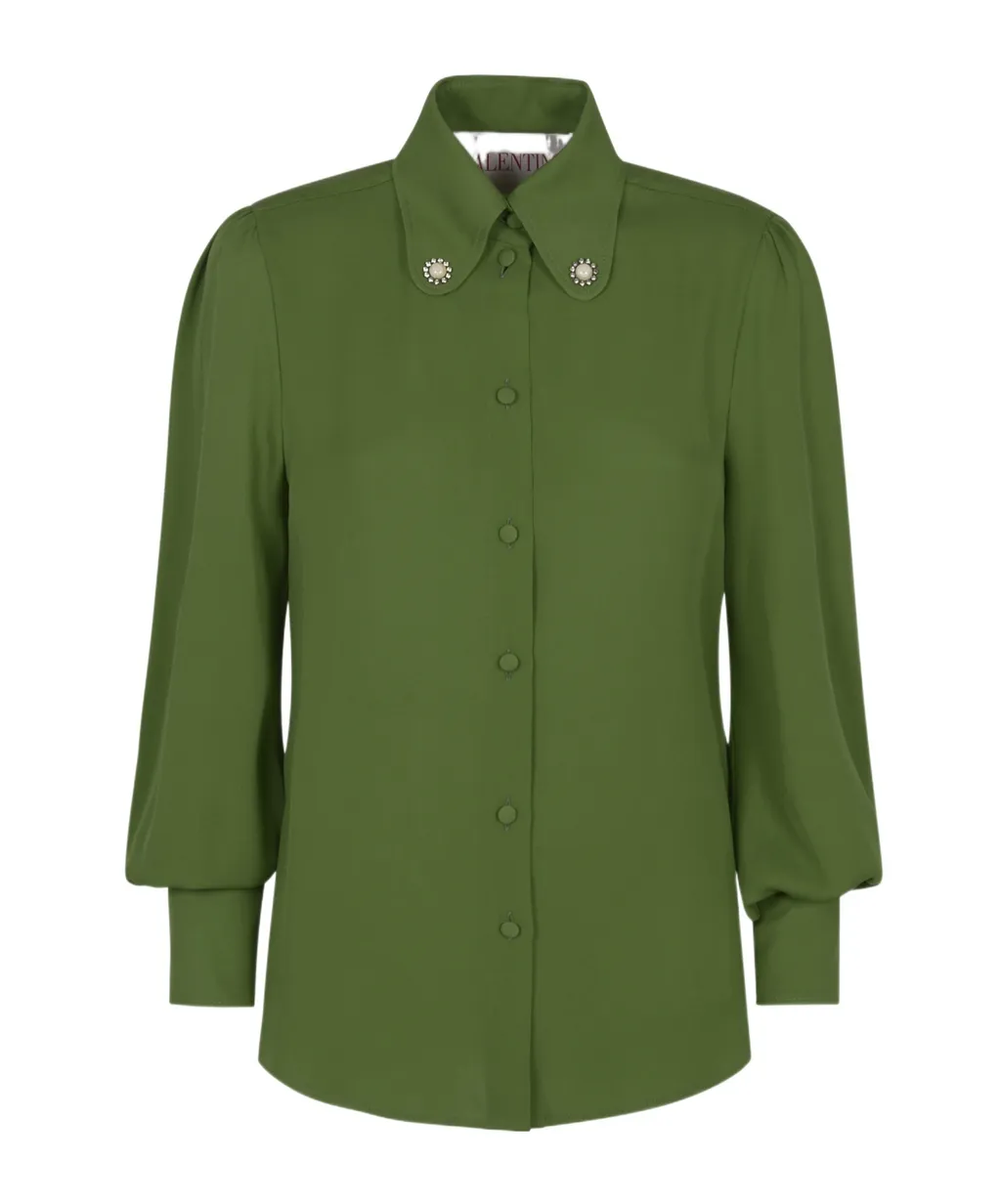 Buttoned Long-Sleeved Shirt
