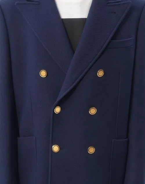 Double-Breasted Double Wool Jacket