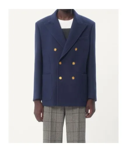Double-Breasted Double Wool Jacket