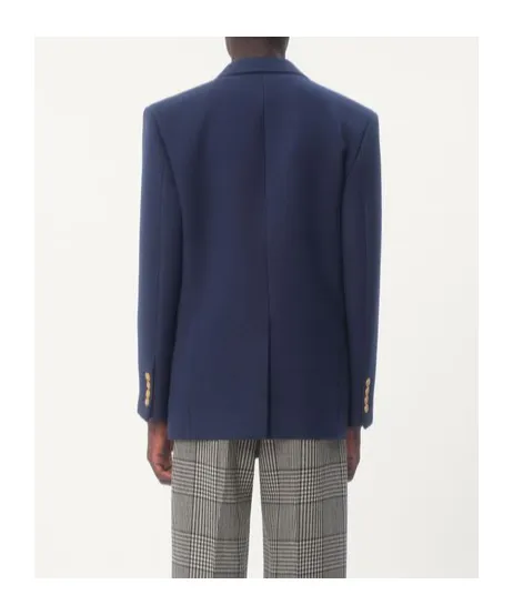 Double-Breasted Double Wool Jacket