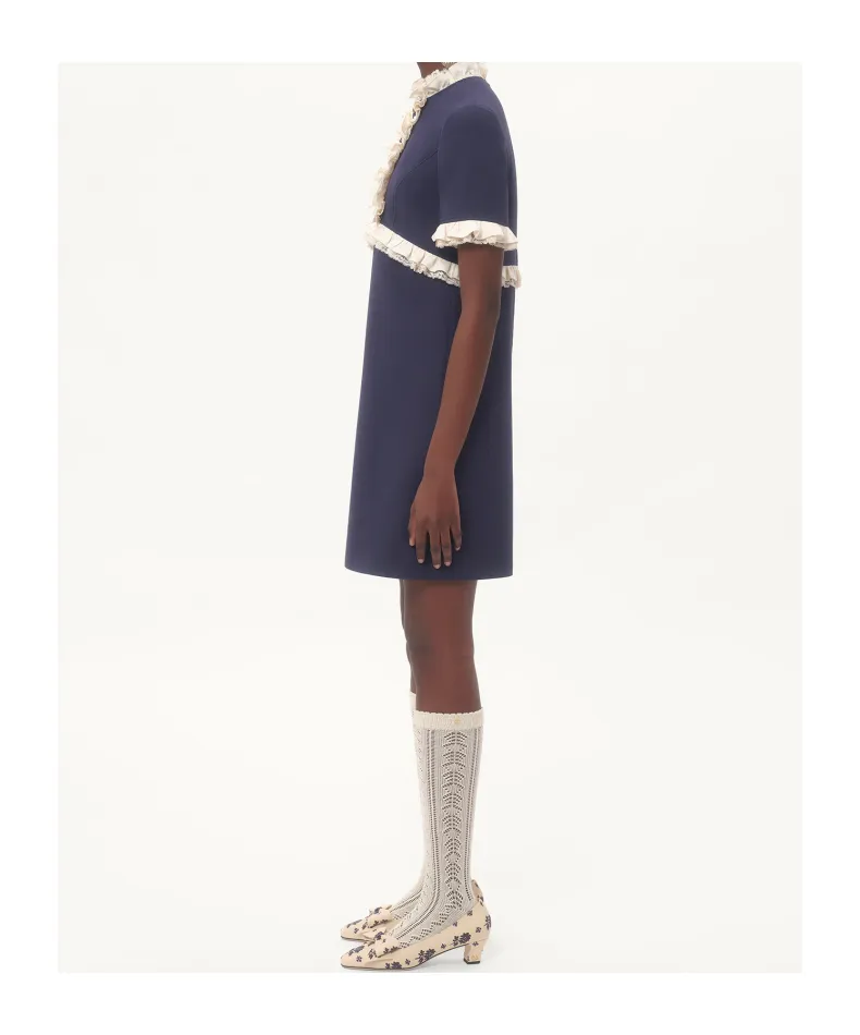 Crepe Couture Mini Dress