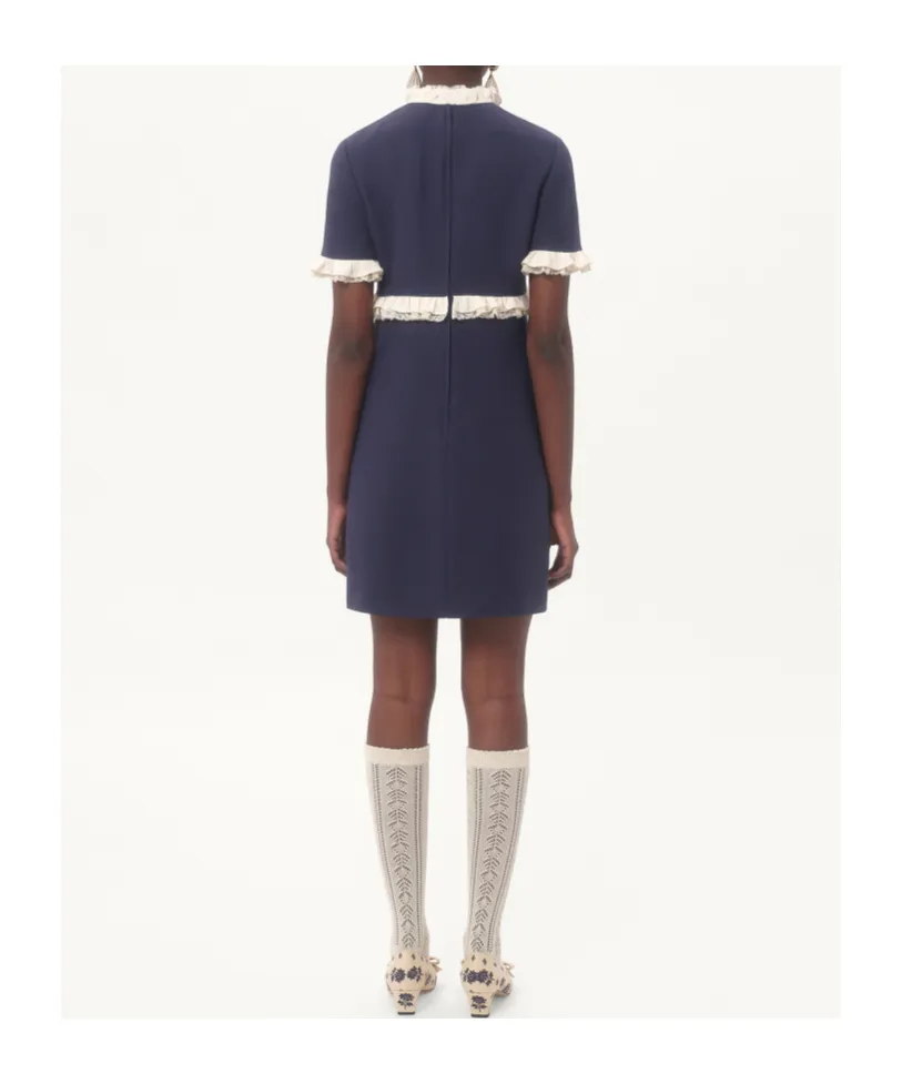 Crepe Couture Mini Dress