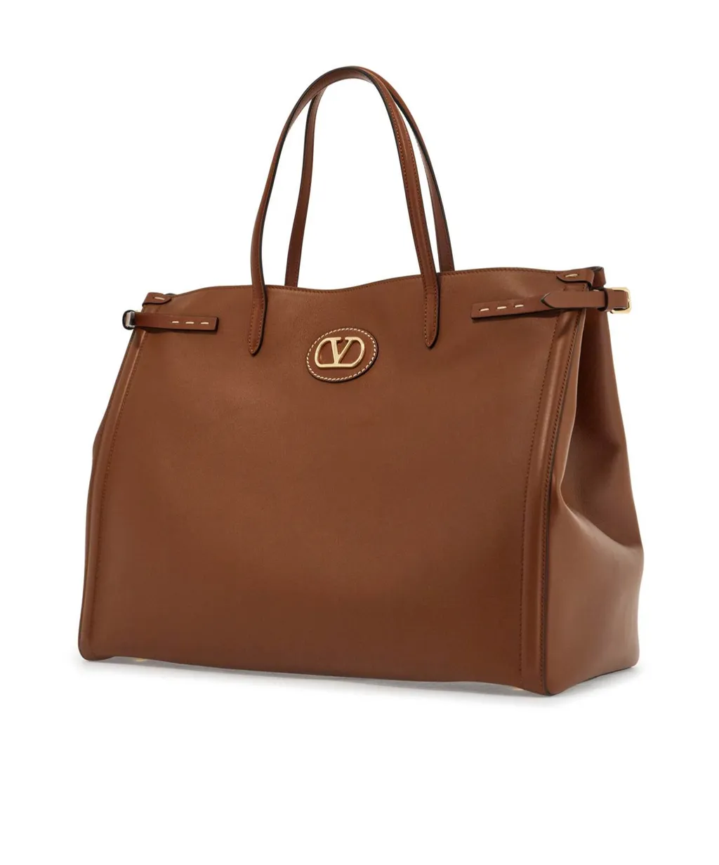 Antibes Vlogo Plaque Medium Tote Bag