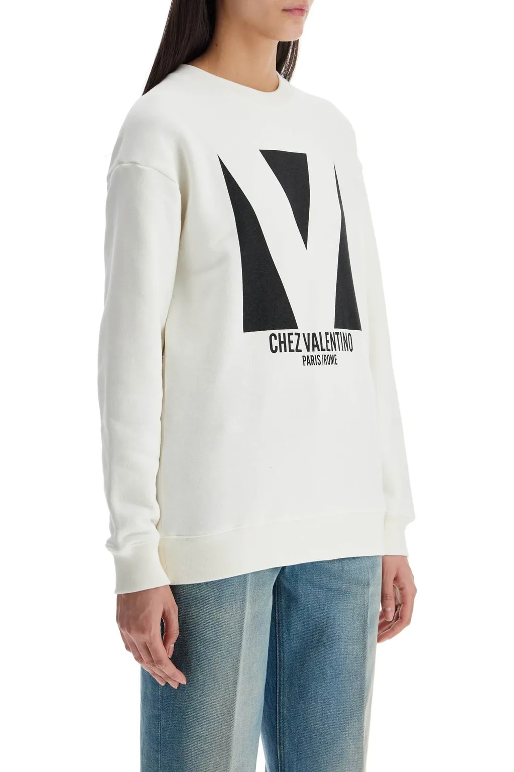 Logo Printed Crewneck Sweatshirt