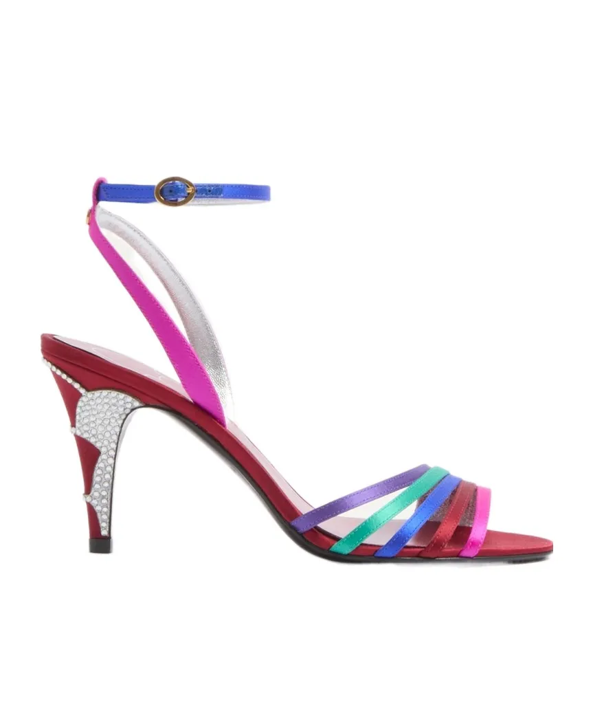 Ladycrush Open Toe Satin Sandals