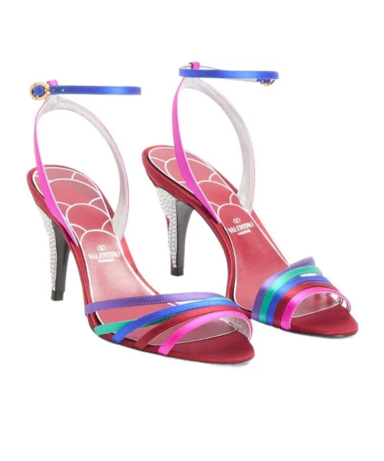 Ladycrush Open Toe Satin Sandals