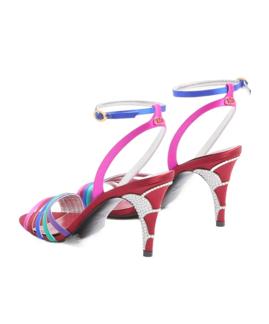 Ladycrush Open Toe Satin Sandals