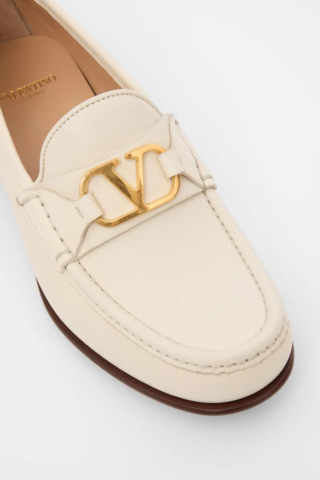 Vlogo Plaque Slip-On Loafers